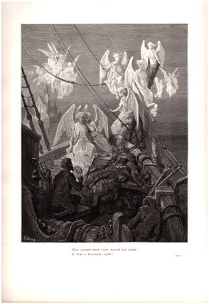 Item #36323 "This seraph-band, each waved his hand..." - Original Plate with Engraving from The...