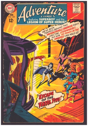 Item #36386 Adventure Comics #365. Jim Shooter, Curt Swan