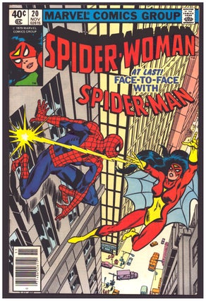 Item #36462 Spider-Woman #20 Newsstand Edition. Mark Gruenwald, Frank Springer