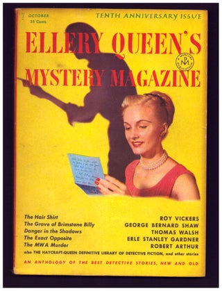 Item #36501 Ellery Queen's Mystery Magazine October 1951. Ellery Queen, ed