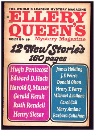 Item #36503 Captain Leopold and the Ghost-Killer in Ellery Queen's Mystery Magazine August 1974....