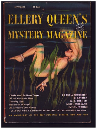 Item #36519 Charlie Won't Be Home Tonight in Ellery Queen's Mystery Magazine September 1951....