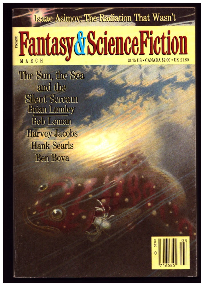 Item #36524 Crisis of the Month in The Magazine of Fantasy and Science Fiction March 1988. Ben Bova.