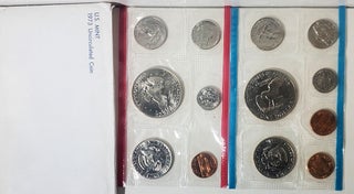 Group of Four United States Proof Sets + 2 U. S. Uncirculated Coin Sets.