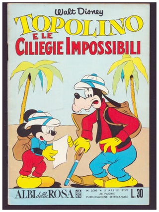Item #36540 Albi della rosa #230. Topolino e le ciliegie impossibili. (Italian Silver Age Mickey...