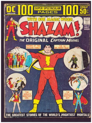 Set of 7 Shazam! Comics.