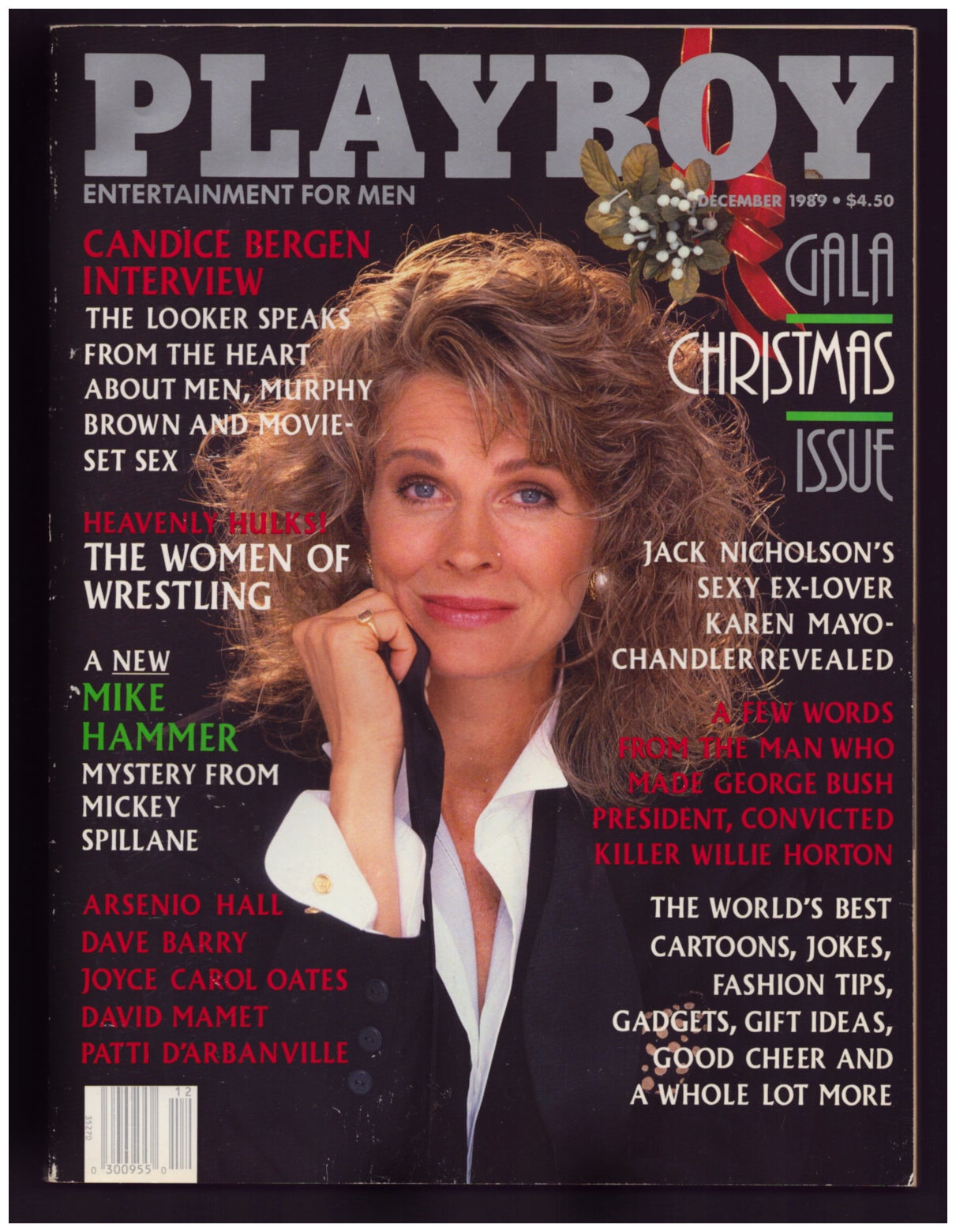 Playboy December 1989. Candice Bergen Cover by Arthur Kretchmer, ed on  Parigi Books