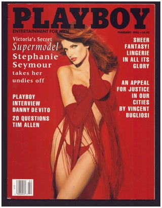 Item #36585 Playboy February 1993. (Stephanie Seymour Cover). Arthur Kretchmer, ed