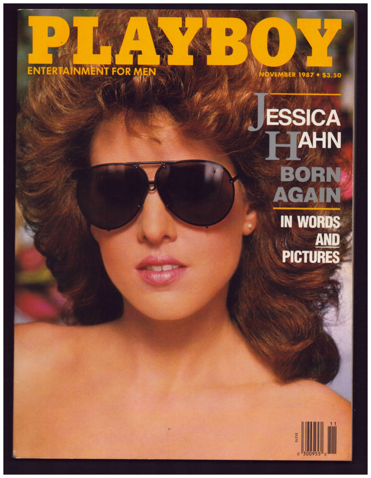 Playboy November 1987. Jessica Hahn Cover | Arthur Kretchmer, ed | First  Edition