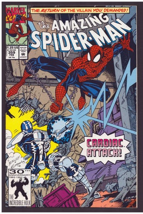 Item #36623 The Amazing Spider-Man #359. David Michelinie, Chris Marrinan