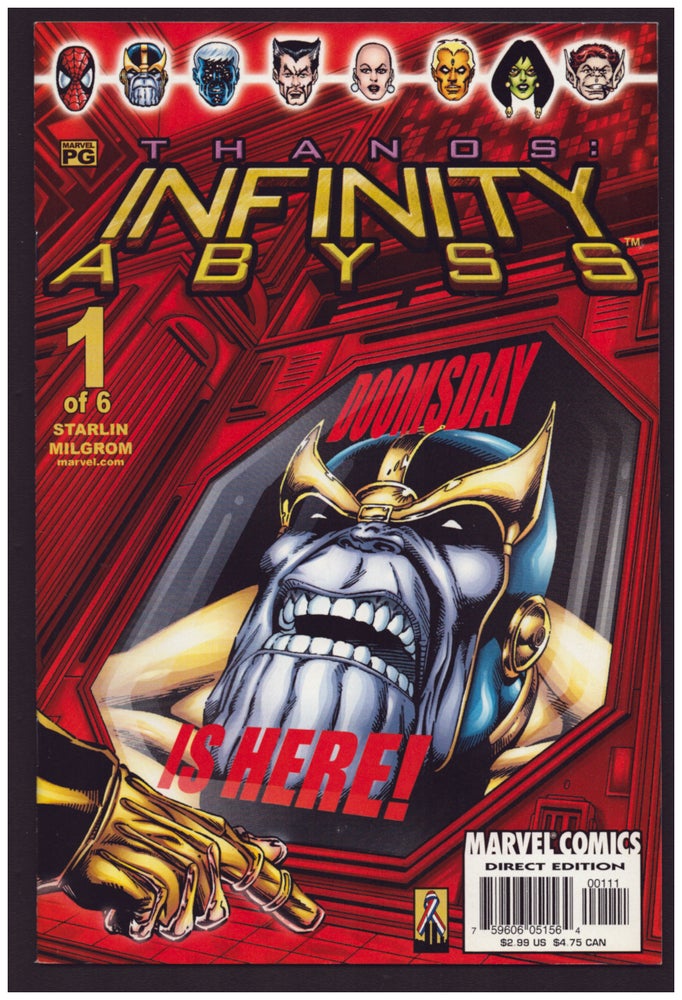 Item #36653 Thanos: Infinity Abyss Complete Mini Series. Jim Starlin.