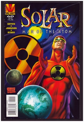 Item #36681 Solar Man of the Atom #60. Keith Giffen, Jeff Johnson
