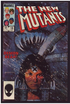 Item #36691 The New Mutants #18. Chris Claremont, Bill Sienkiewicz
