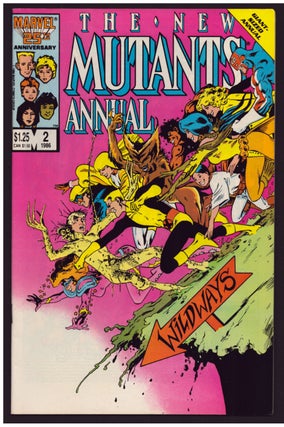 Item #36692 The New Mutants Annual #2. Chris Claremont, Alan Davis
