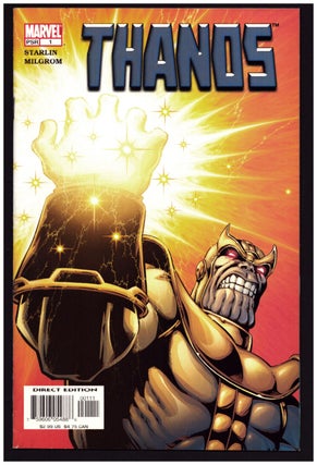 Item #36822 Thanos Complete Maxi Series. Jim Starlin