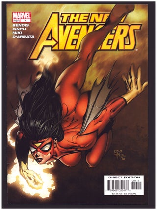 Item #36850 New Avengers #4. Brian Michael Bendis, David Finch