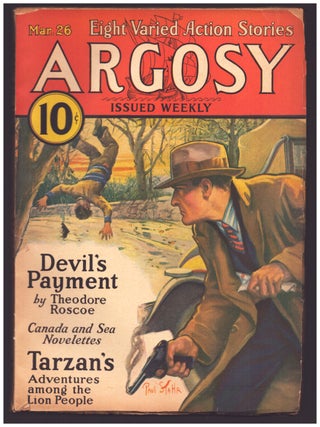 Tarzan and the City of Gold in Argosy March 12, 1932 to April 16, 1932.