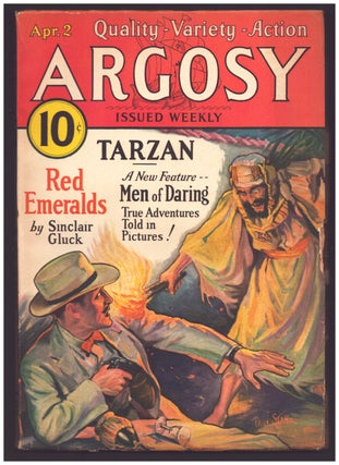 Tarzan and the City of Gold in Argosy March 12, 1932 to April 16, 1932.