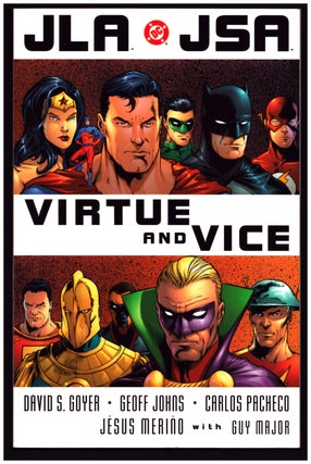 Item #36886 JLA/JSA: Virtue and Vice. David S. Goyer, Geoff, Johns