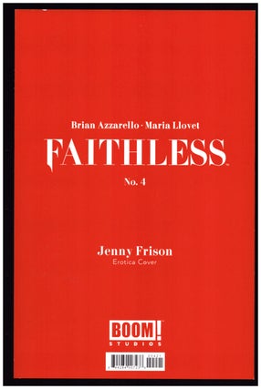 Item #36913 Faithless #4 Jenny Frison Variant Cover + Eight More. Brian Azzarello, Maria Llovet
