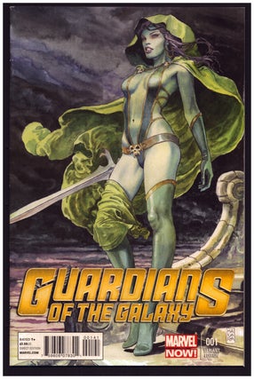 Item #36914 Guardians of the Galaxy #1 Milo Manara Variant Cover. Brian Michael Bendis, Steve...