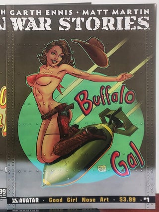 Item #36923 War Stories #1-6 Good Girl Nose Art Variant Covers. Garth Ennis, Keith Burns