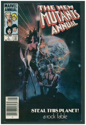 Item #36948 The New Mutants Annual #1. Chris Claremont, Bob McLeod