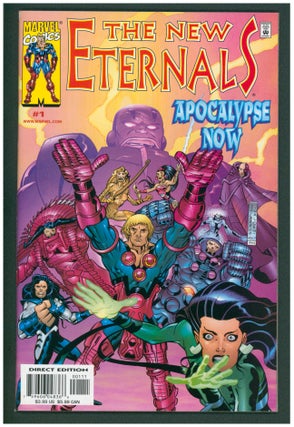 Item #36993 New Eternals: Apocalypse Now #1. Kurt Busiek, George Perez