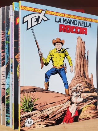 Item #37019 Lot of 5 Tex Italian Western Comics. Authors