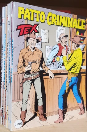 Item #37020 Lot of 5 Tex Willer Italian Western Comics. Authors