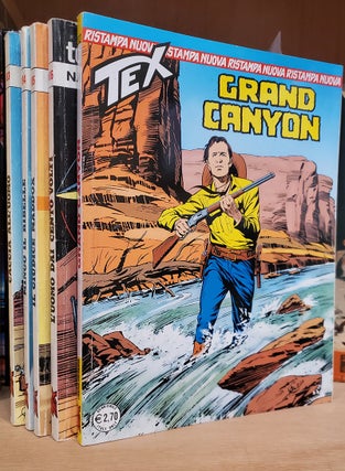 Item #37040 Lot of 5 Tex Willer Italian Western Comics. Authors