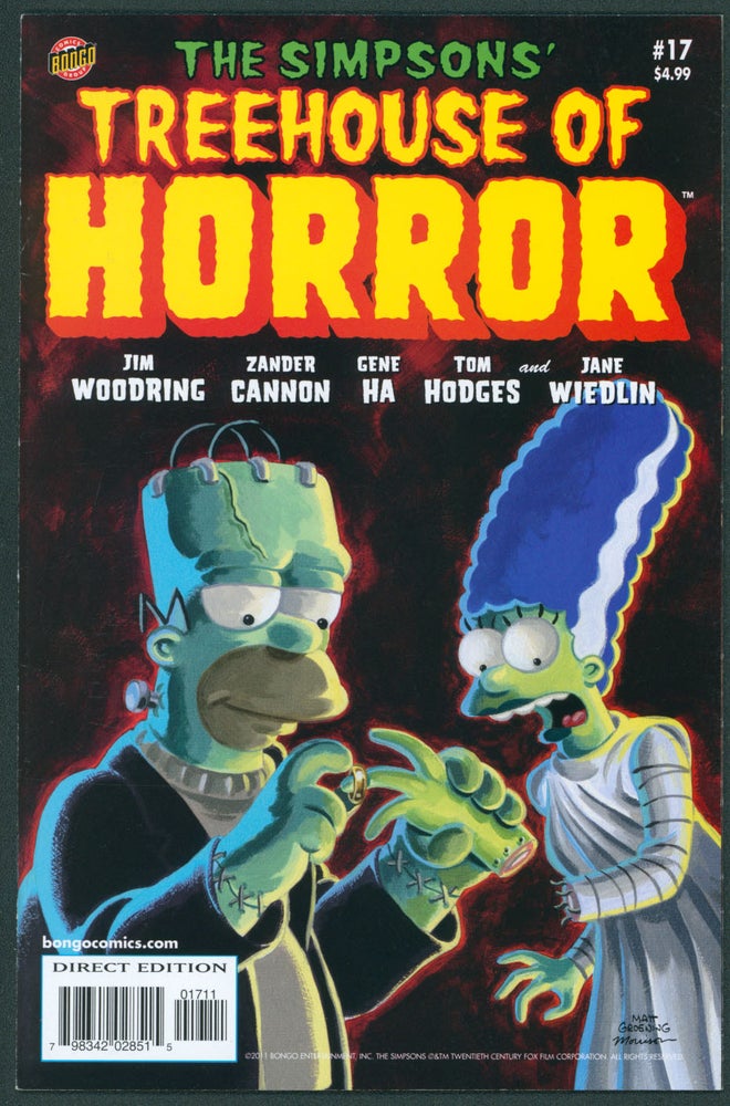 Item #37161 Treehouse of Horrors #17. Jim Woodring, Zander Cannon.