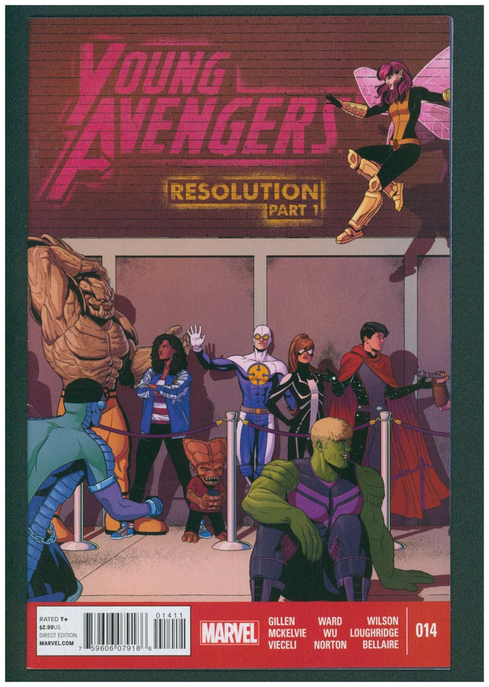 Item #37173 Young Avengers #14. Kieron Gillen, Jamie McKelvie.