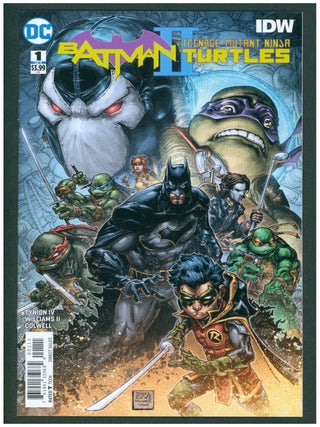 Batman/Teenage Mutant Ninja Turtles Series I, II, III. Complete in 18 Issues, High Grade.