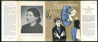Item #37201 The Transcendental Murder (First Edition Dustjacket Only). Jane Langton