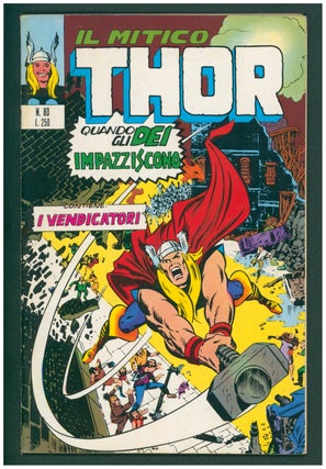 Item #37319 Il mitico Thor #80. (Thor #80 Italian Edition). Stan Lee, Neal Adams