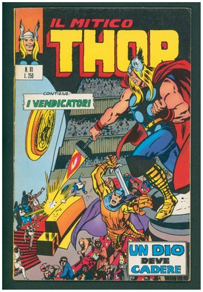 Item #37320 Il mitico Thor #81. (Thor #81 Italian Edition). Stan Lee, Neal Adams
