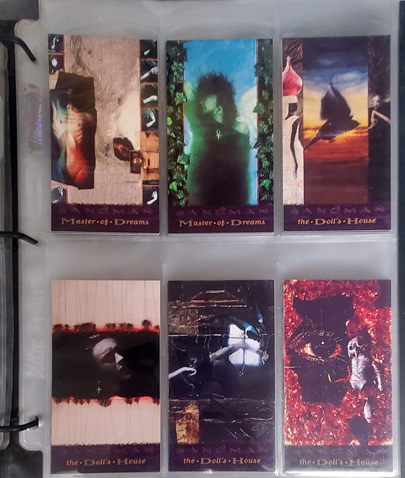 Complete Set of Sandman The Doll's House Trading Cards | Neil Gaiman ...