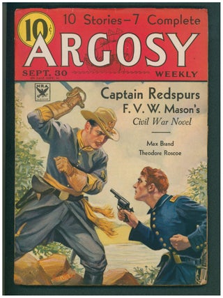 The Fire Planet in Argosy September 23 to October 7, 1933.