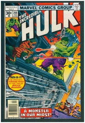 Item #37357 The Incredible Hulk #208. Len Wein, Sal Buscema