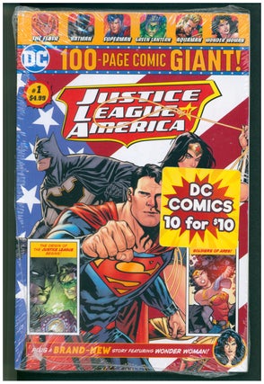 Item #37382 Justice League of America Giant #1 Walmart Exclusive. (DC Comics Sealed 10-Pack). Tim...