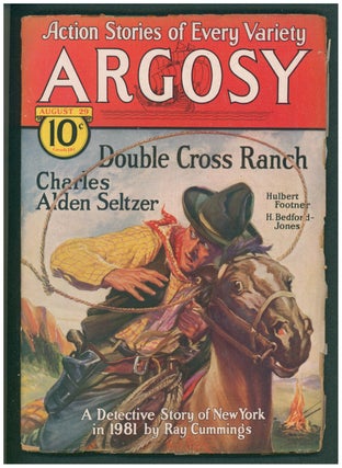 Item #37456 Bandits of the Cylinder in Argosy August 29, 1931. Ray Cummings