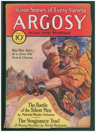 Item #37463 Barons of the Border Part II in Argosy March 21, 1931. J. E. Grinstead
