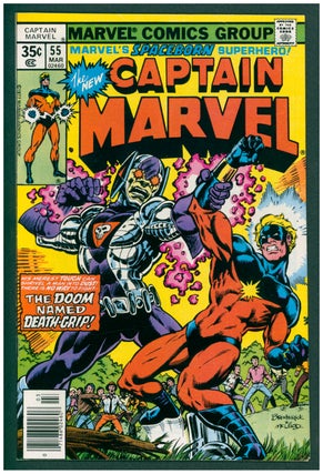 Item #37478 Captain Marvel #55. Scott Edelman, Pat Broderick