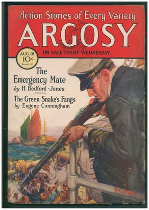 Item #37505 The Prince of Peril Part III in Argosy August 16, 1930. Otis Adelbert Kline