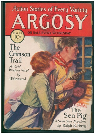 Item #37506 The Prince of Peril Part IV in Argosy August 23, 1930. Otis Adelbert Kline