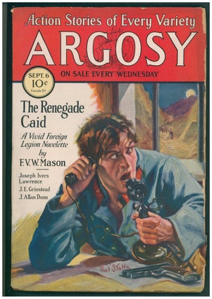 Item #37508 The Prince of Peril Part VI in Argosy September 6, 1930. Otis Adelbert Kline