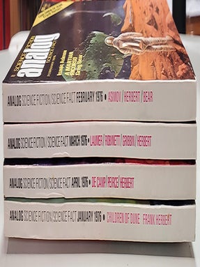 Children of Dune in Analog Science Fiction Science Fact January, February, March, and April 1976.