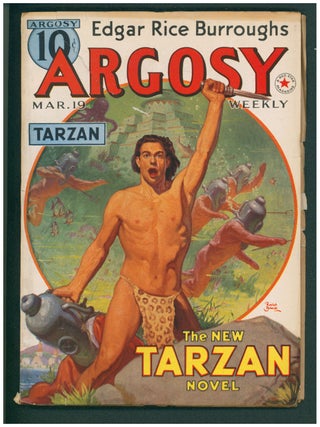 Item #38134 The Red Star of Tarzan Part I in Argosy March 19, 1938. Edgar Rice Burroughs