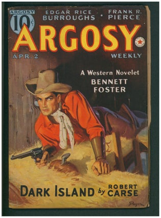 Item #38149 The Red Star of Tarzan Part III in Argosy April 2, 1938. Edgar Rice Burroughs